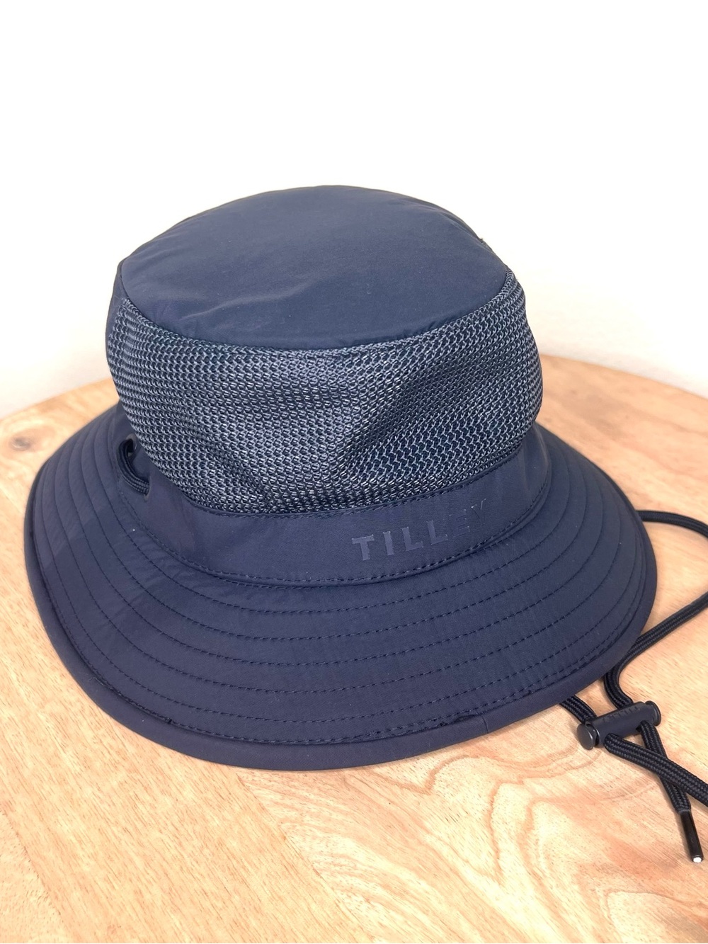 Tilley Airflo LTM1 Bucket Sun Hat Size M Medium Blue Hiking Fishing Outdoors